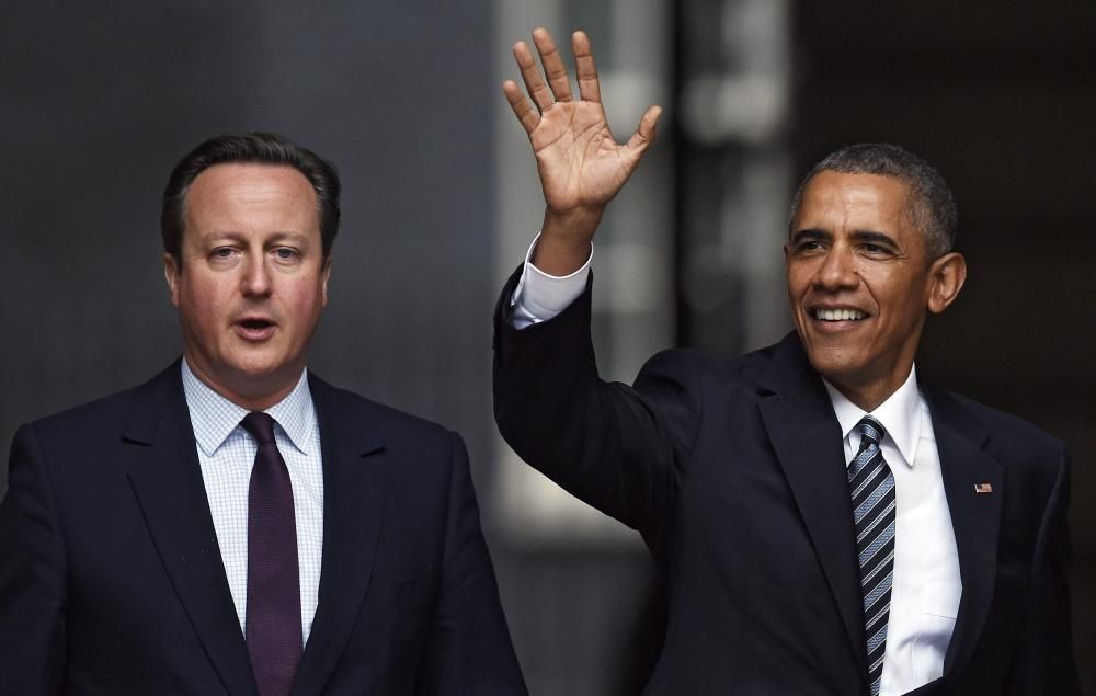 Obama y Cameron reunidos