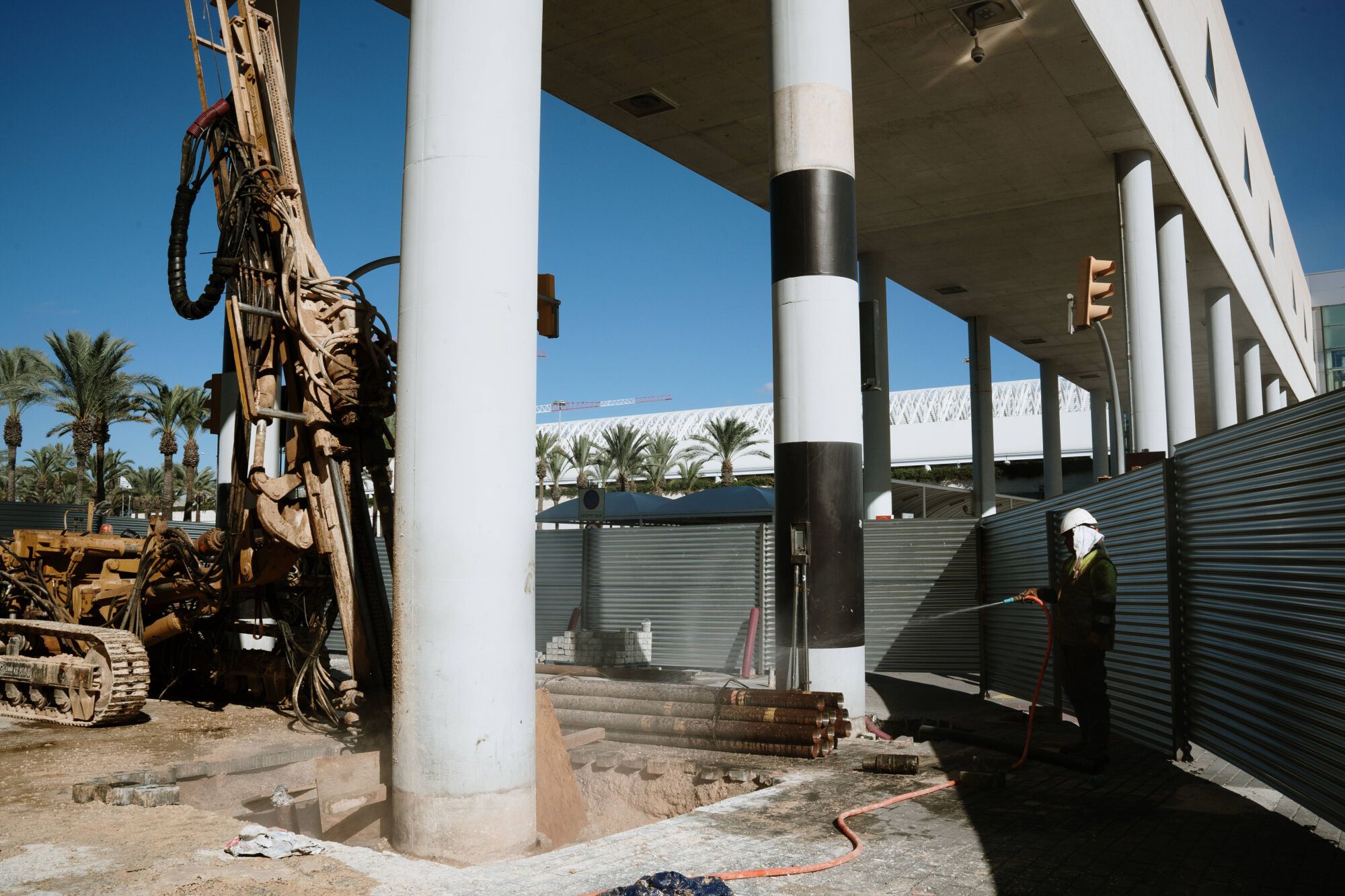 Taxis aeropuerto de Palma Son Sant Joan - Nueva parada de taxis - Obras aeropuerto