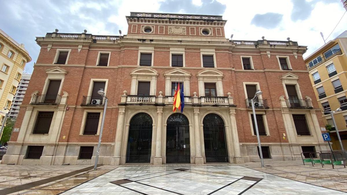 Imagen del palacio provincial, sede de la Diputación de Castellón