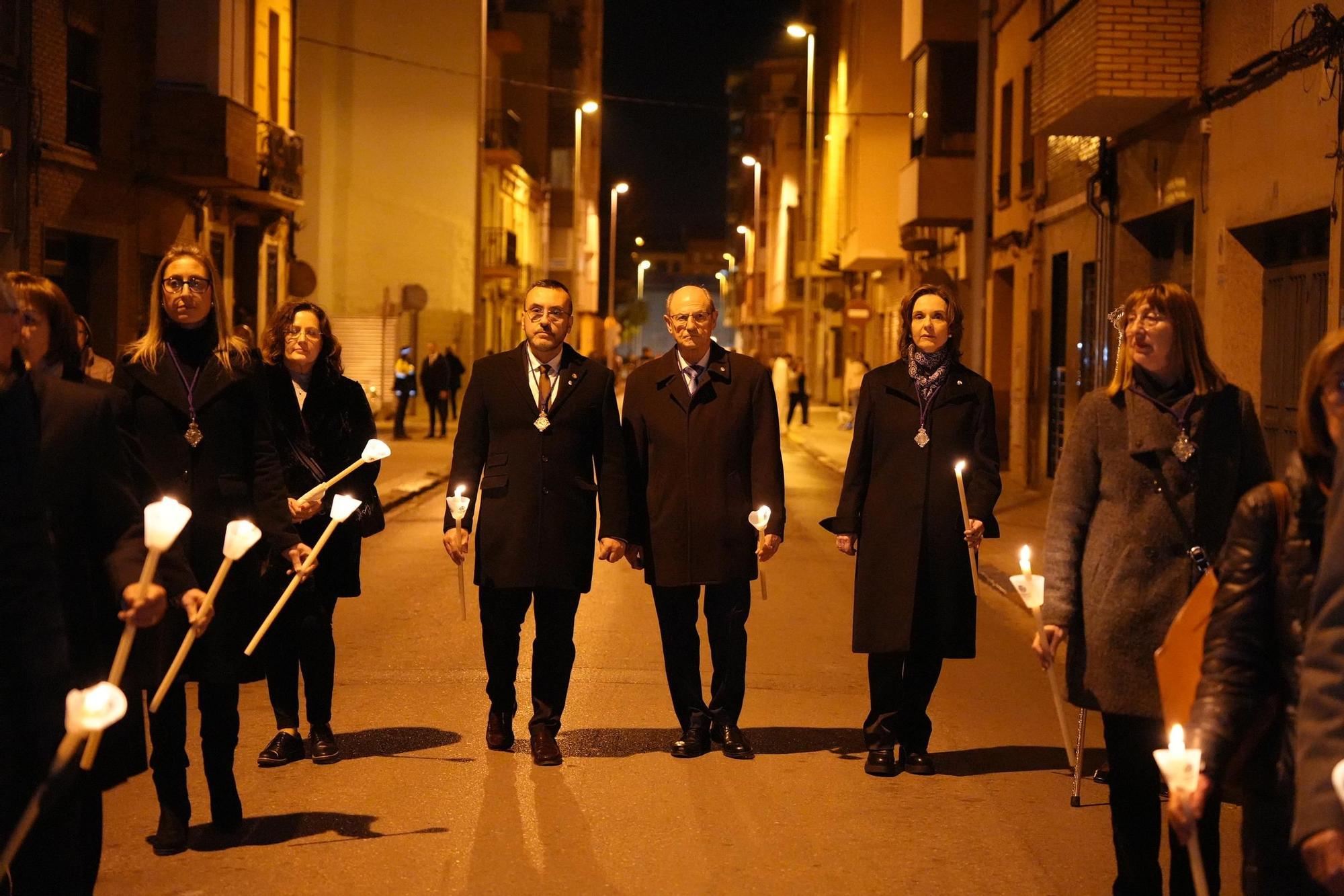 Las imágenes de la Procesión del Silencio del Jueves Santo en Vila-real