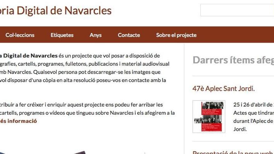 Un nou web recull 5.000 fotos històriques de Navarcles