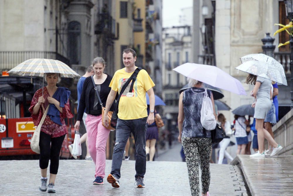 Ruixat a la ciutat de Girona