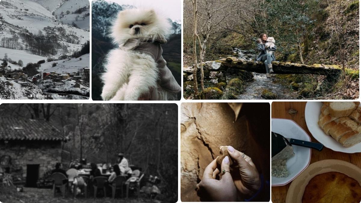 Algunas de las fotografías compartidas por Melyssa Pinto en Asturias