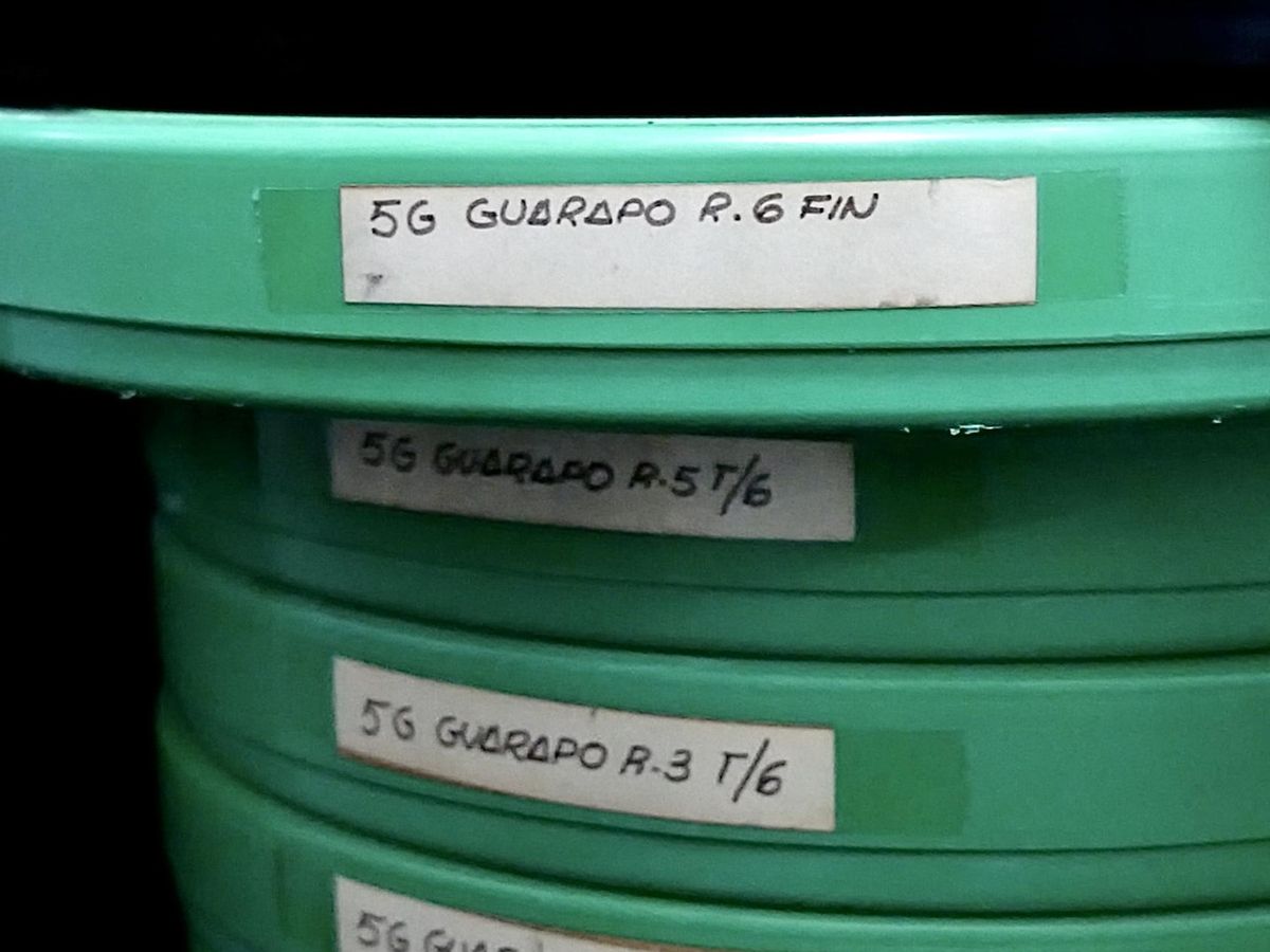 Latas de la película canaria 'Guarapo', de los hermanos Ríos.