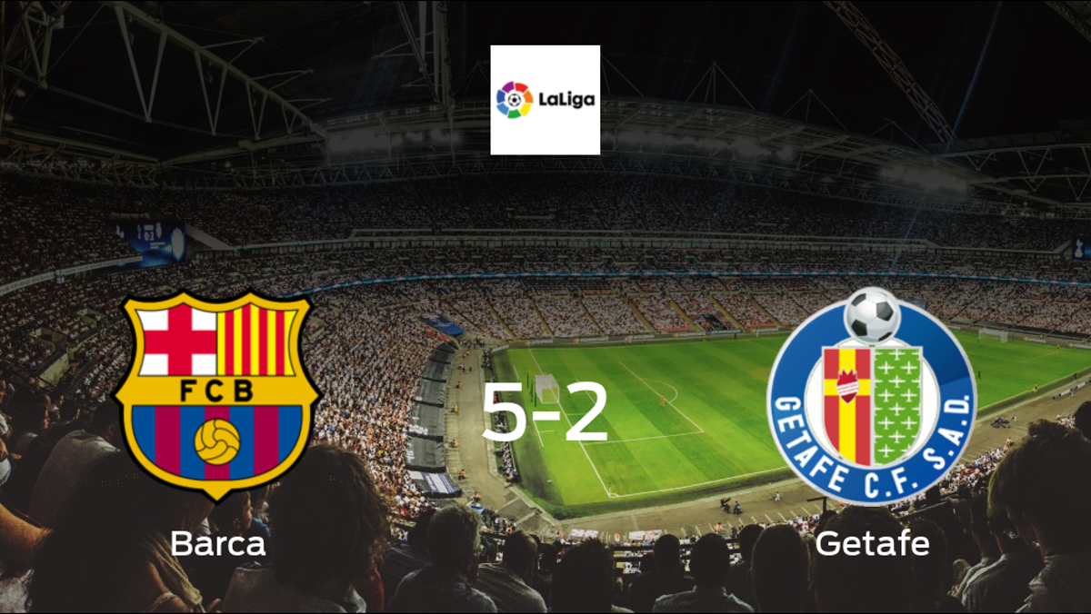 Depleted Getafe stunned by Barcelona, in a 5-2 defeat at the Nou Camp