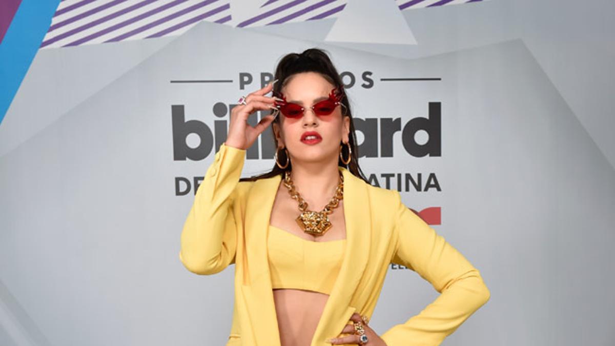 Rosalía, de amarillo en los Billboard Latinos 2019