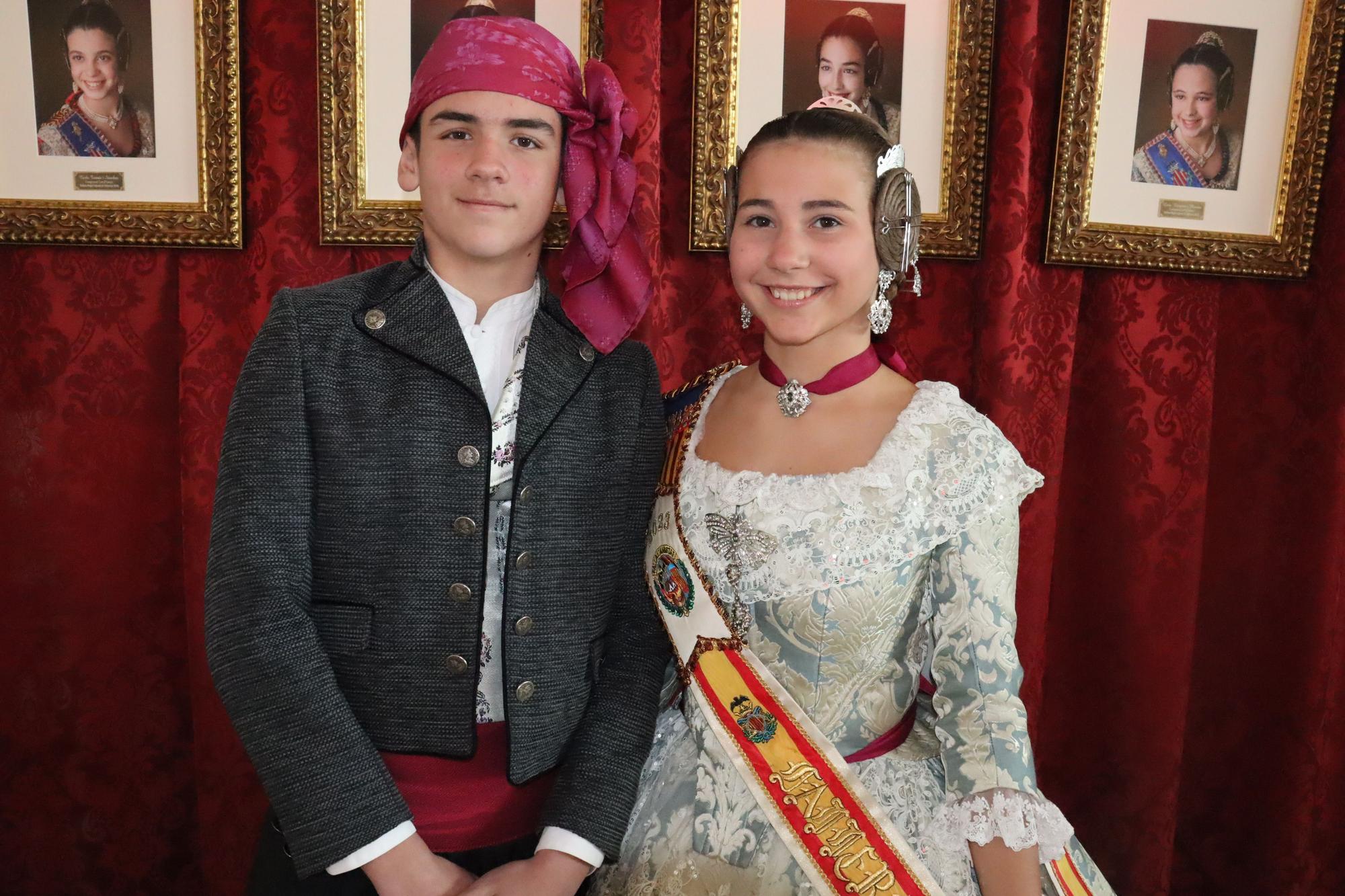 La "alfombra roja infantil" en la Exaltación de las Fallas 2023