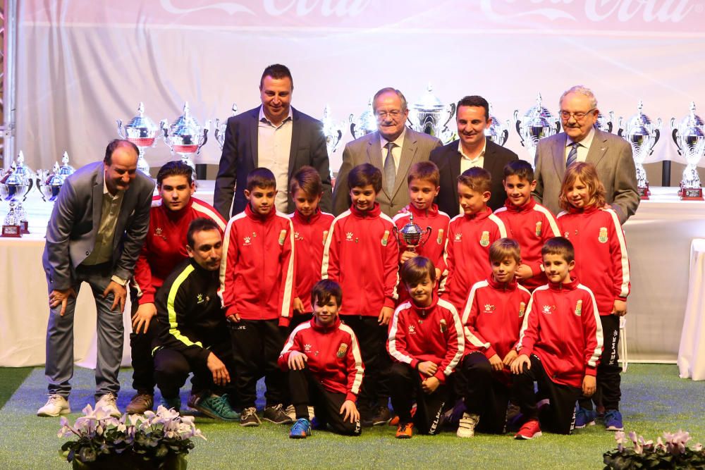 170 equipos premiados en la Gala del Fútbol Base Provincial en La Nucía