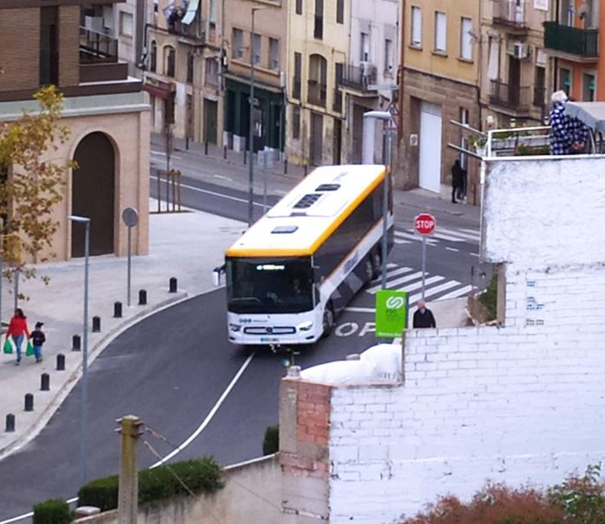 Un autobús de Monbus