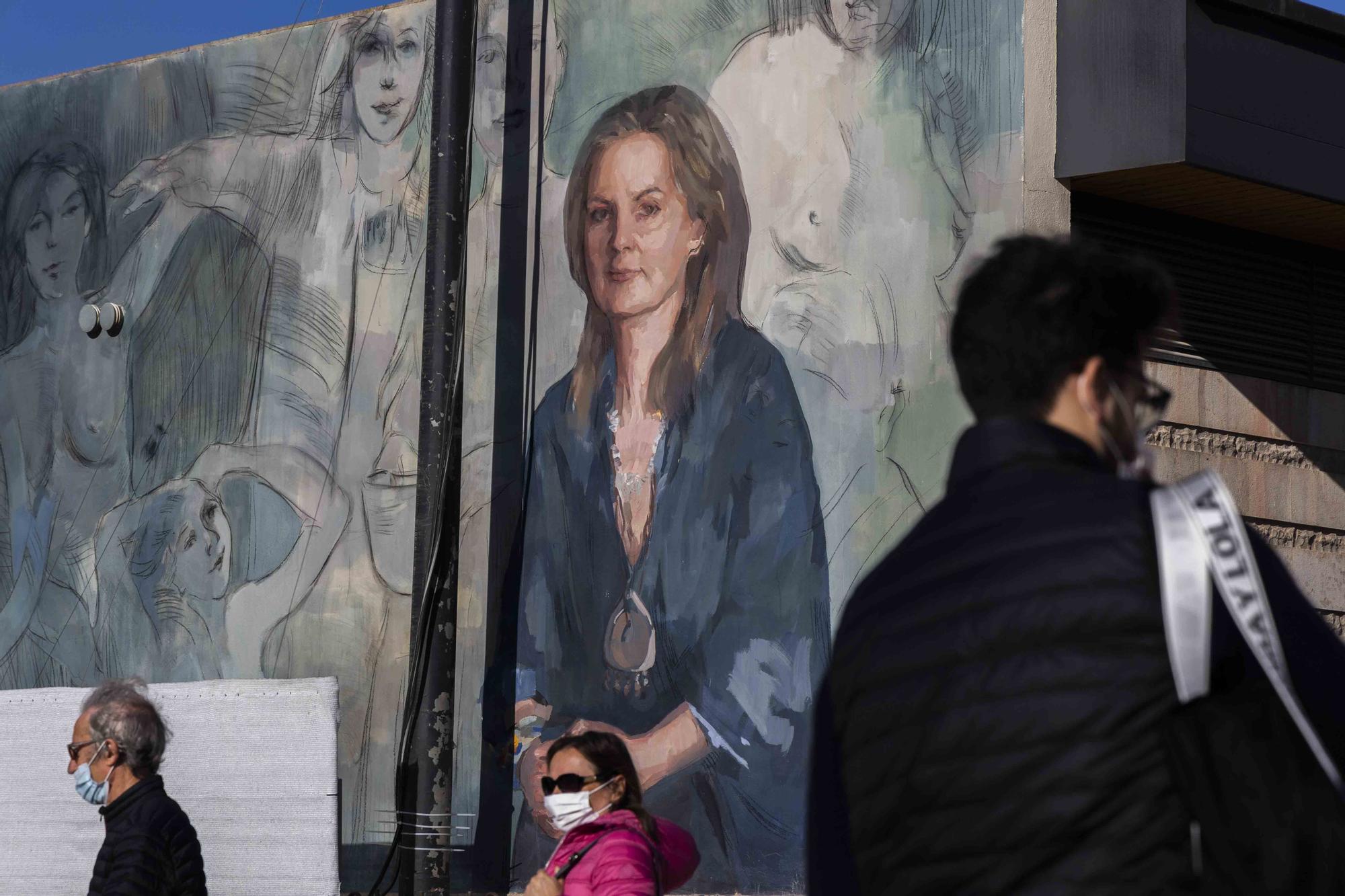 València, ciudad de murales con rostro de mujer