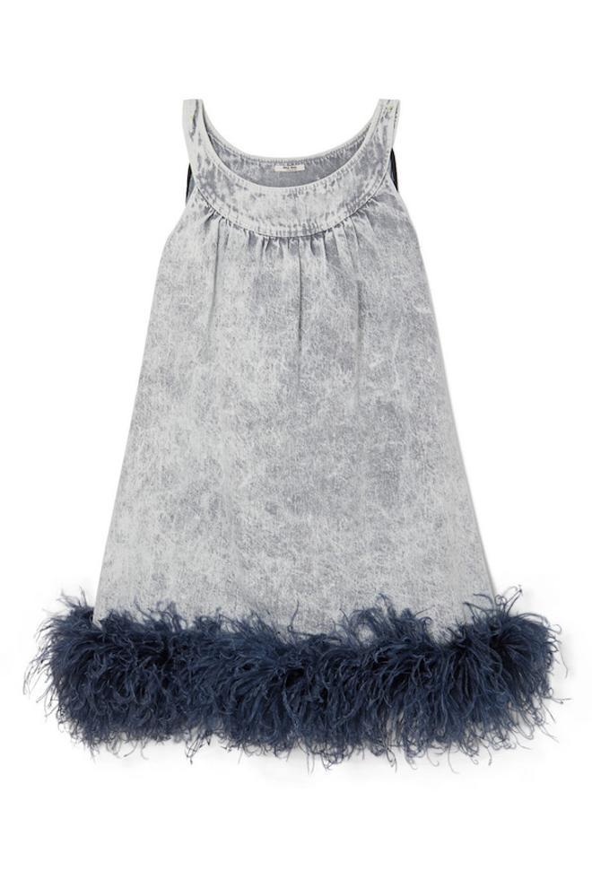 El it dress de plumas