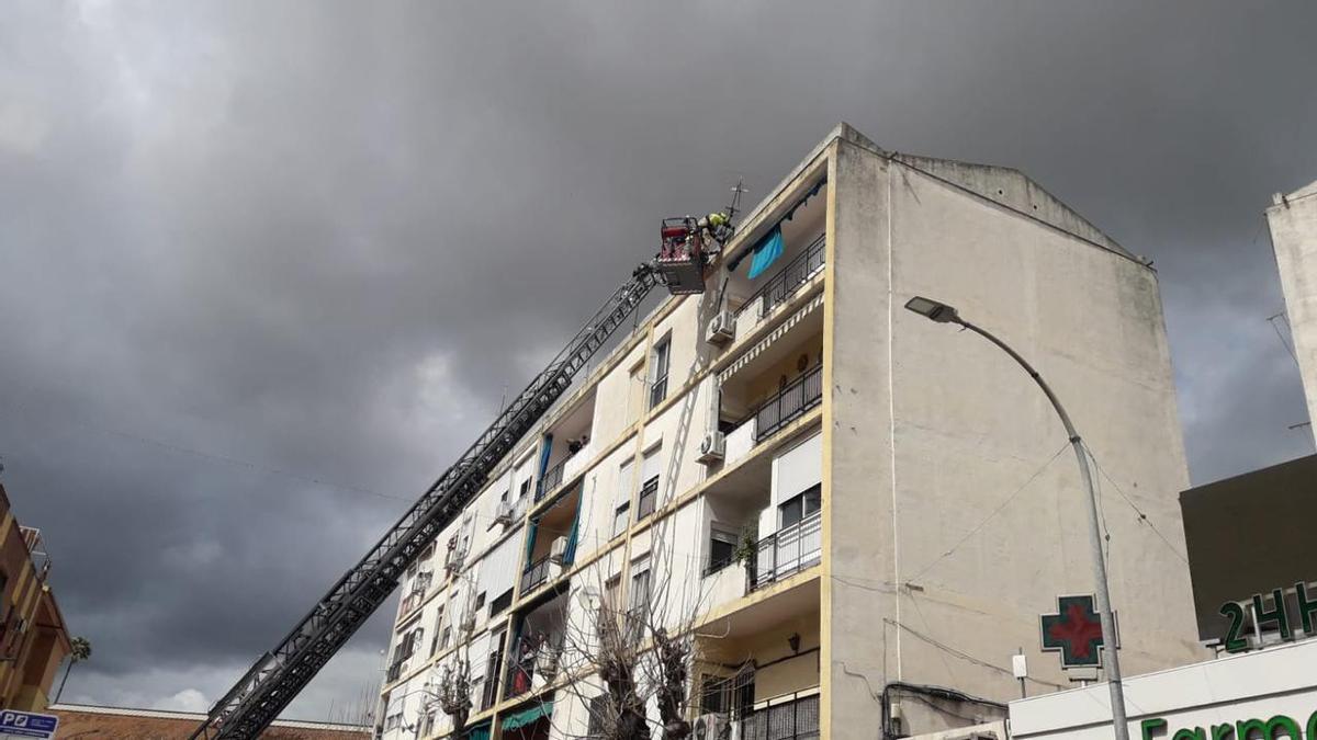 Intervención de los bomberos en Jesús Rescatado.