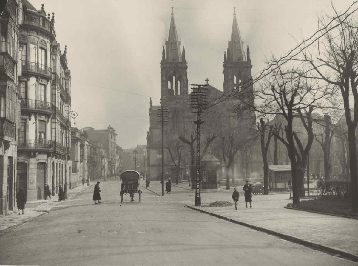Aspecto de la iglesia de San Lorenzo ya finalizada.