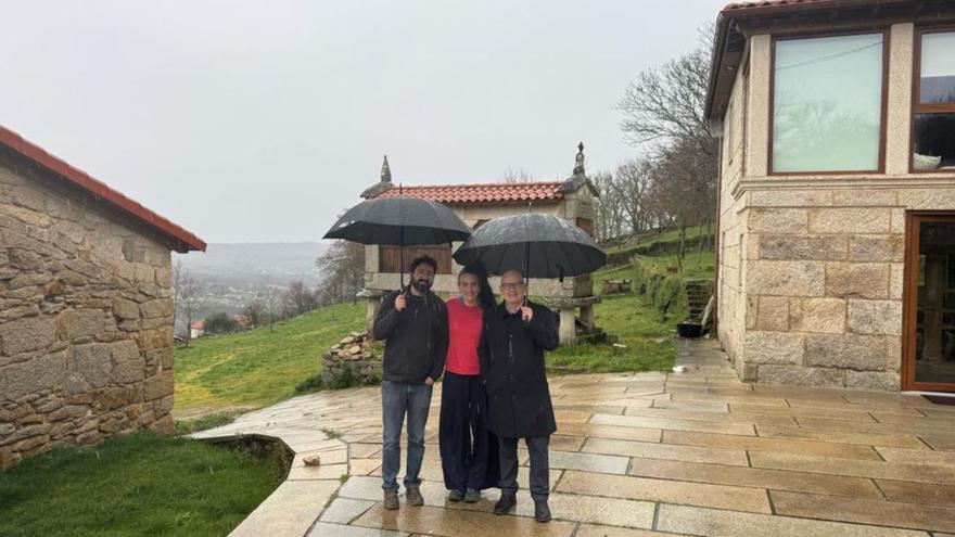 Eladio Santos visitó A Casa Vella. | FdV