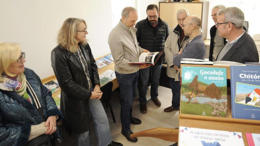 Reguera visitó ayer Técnicas &amp; Gramaxe SL. |  Bernabé/Javier Lalín