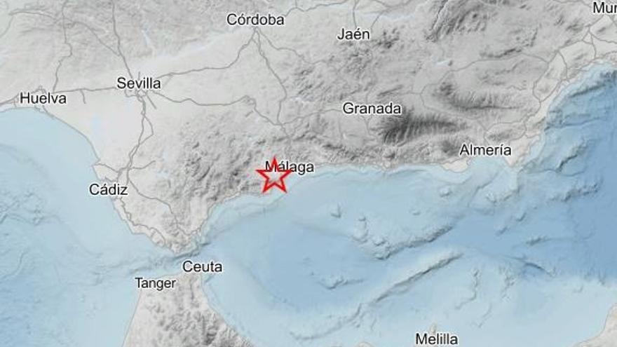 Registrado un terremoto de magnitud 3,3 con epicentro en Benalmádena