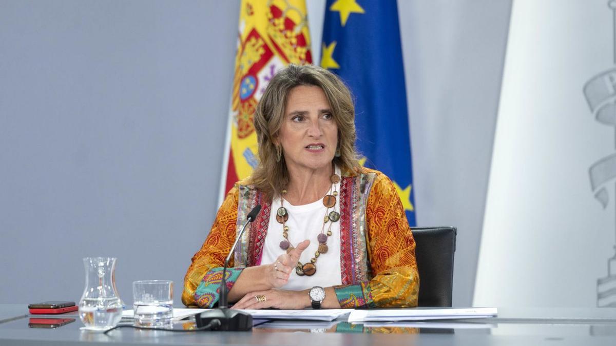 Ribera ahir durant la roda de premsa posterior al Consell de Ministres. | EUROPA PRESS