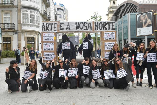 Nueva jornada de protesta en el sector textil