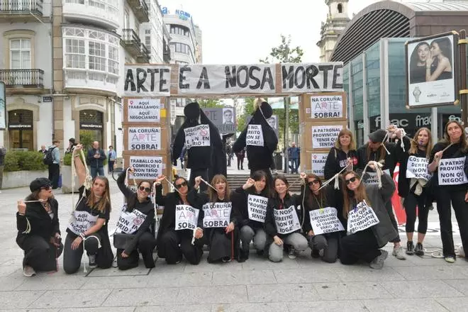Nueva jornada de protesta en el sector textil