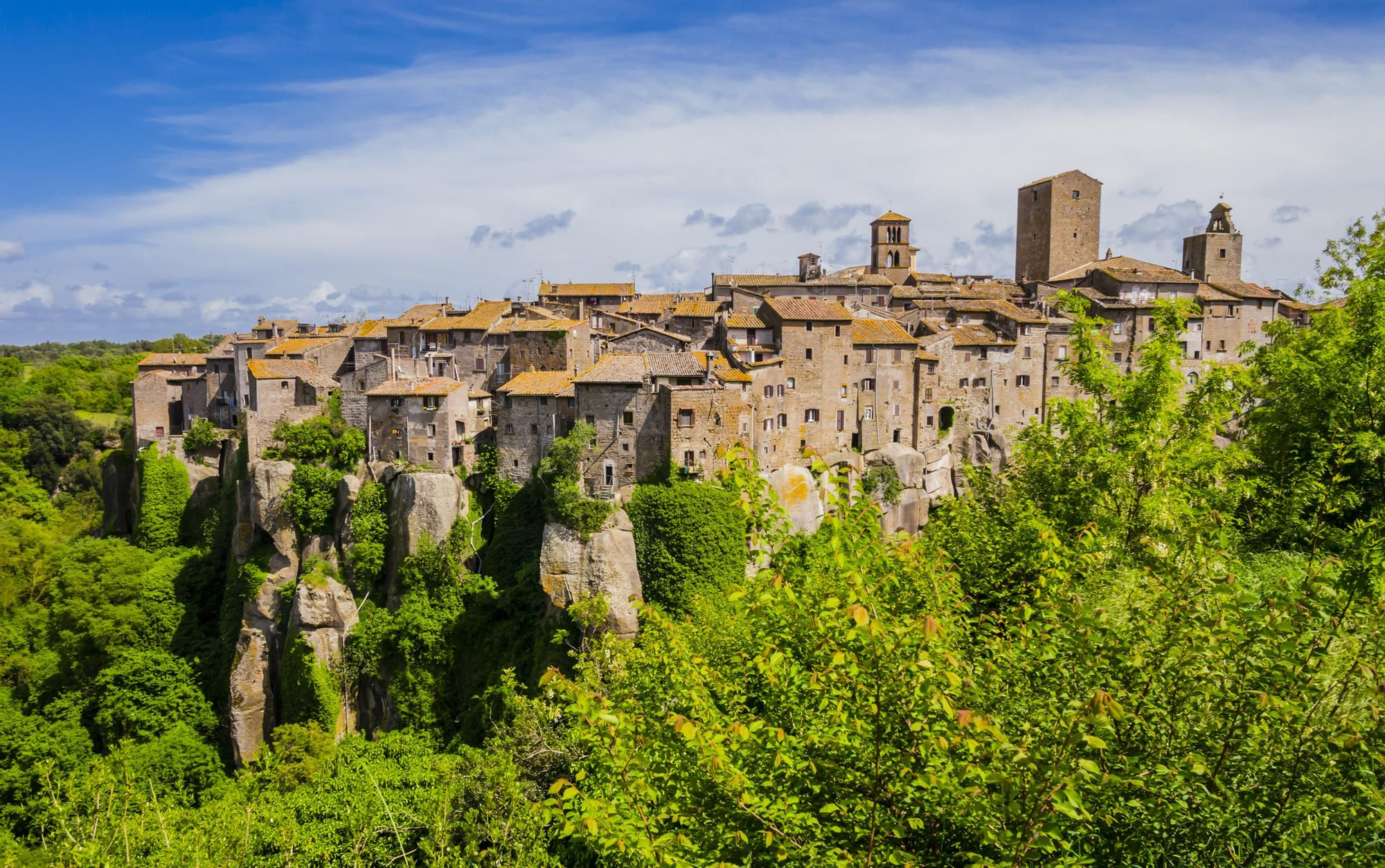 Vitorchiano es uno de los pueblos medievales más bellos de Italia.