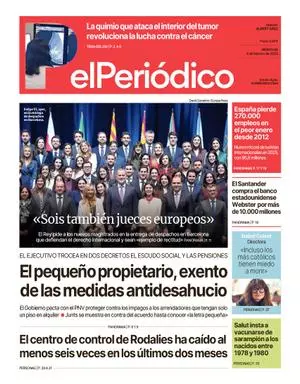 La portada de EL PERIÓDICO del 4 de febrero de 2026