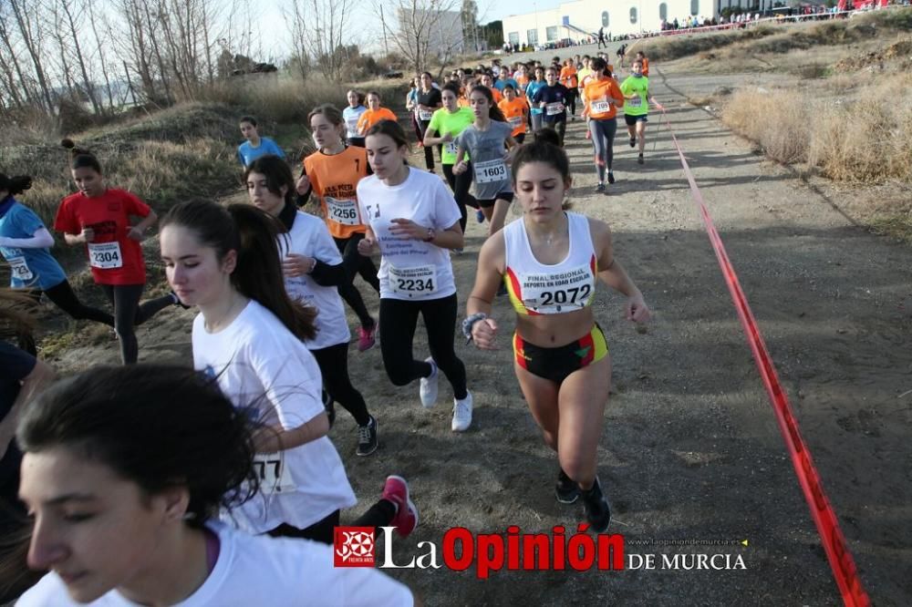 Final Regional de Cross Escolar: cadetes