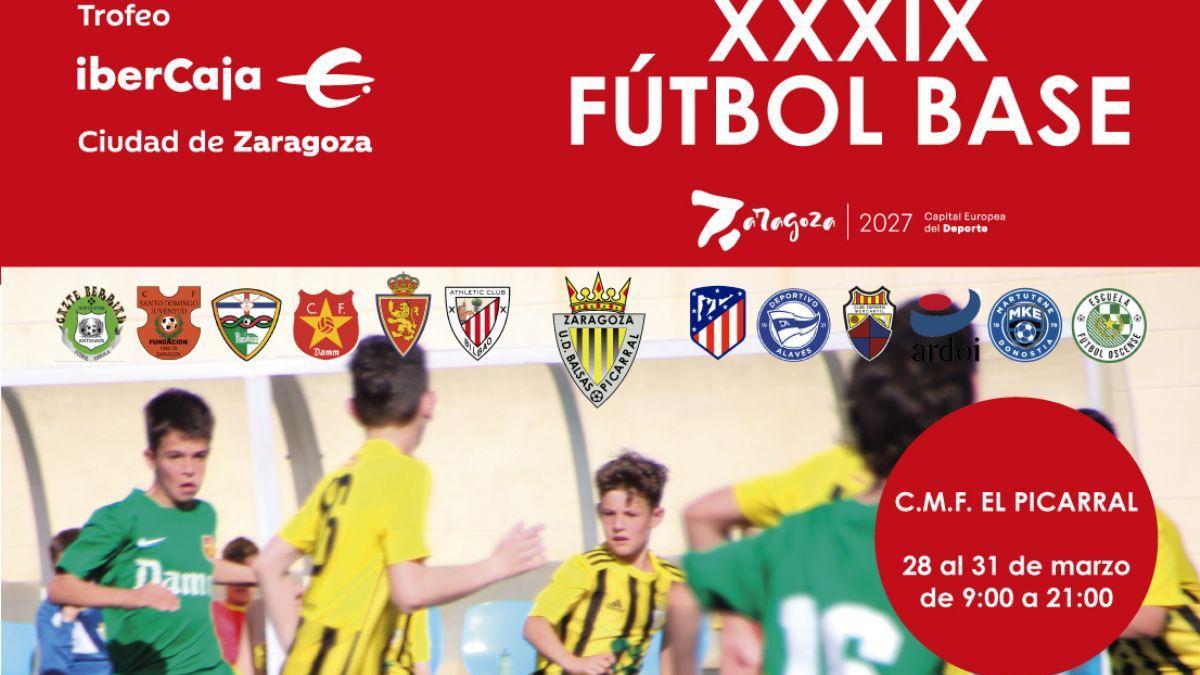 Cartel del XXXIX torneo Ciudad de Zaragoza.