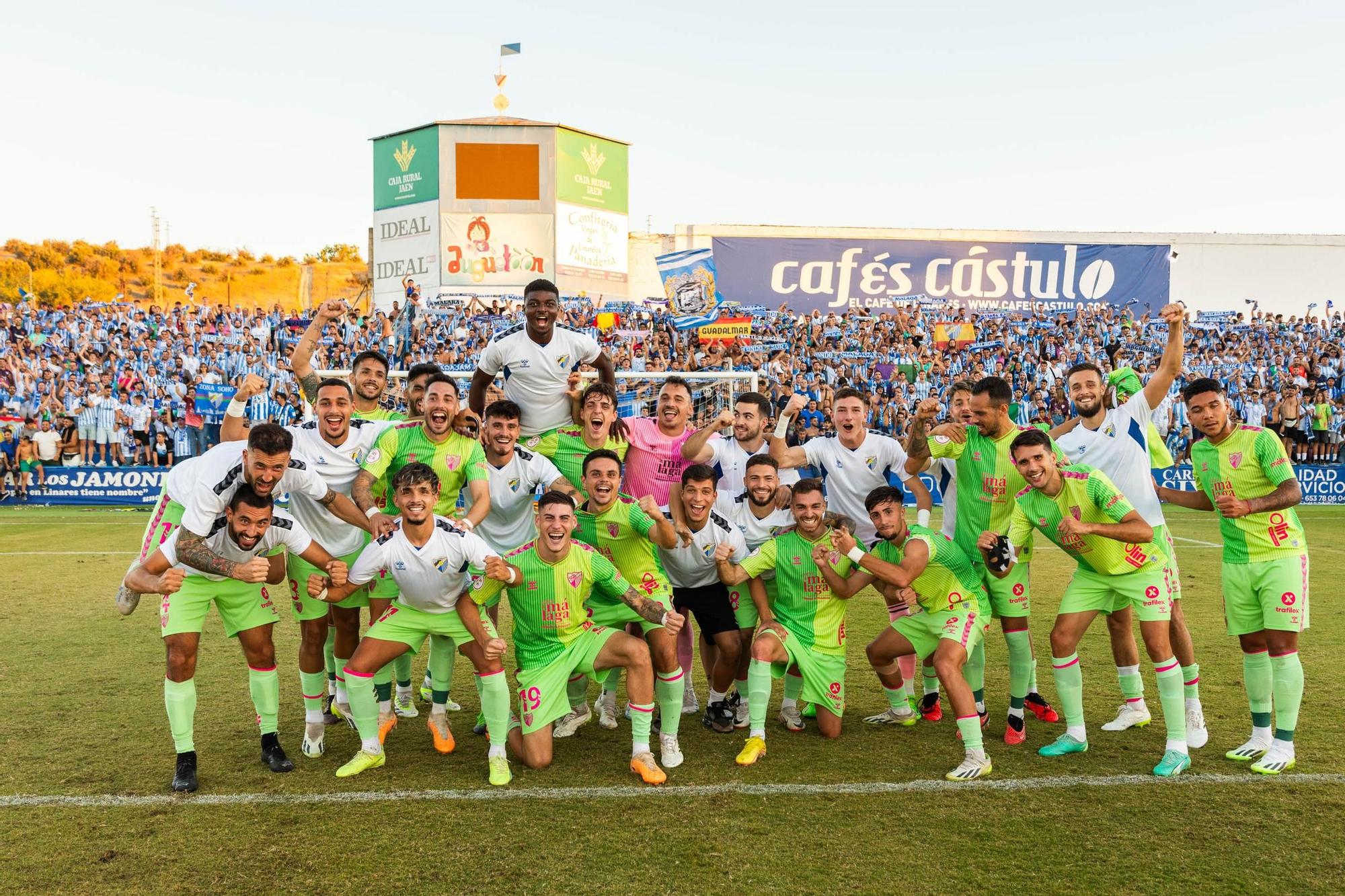 El Deportivo Linares - Málaga CF, en imágenes