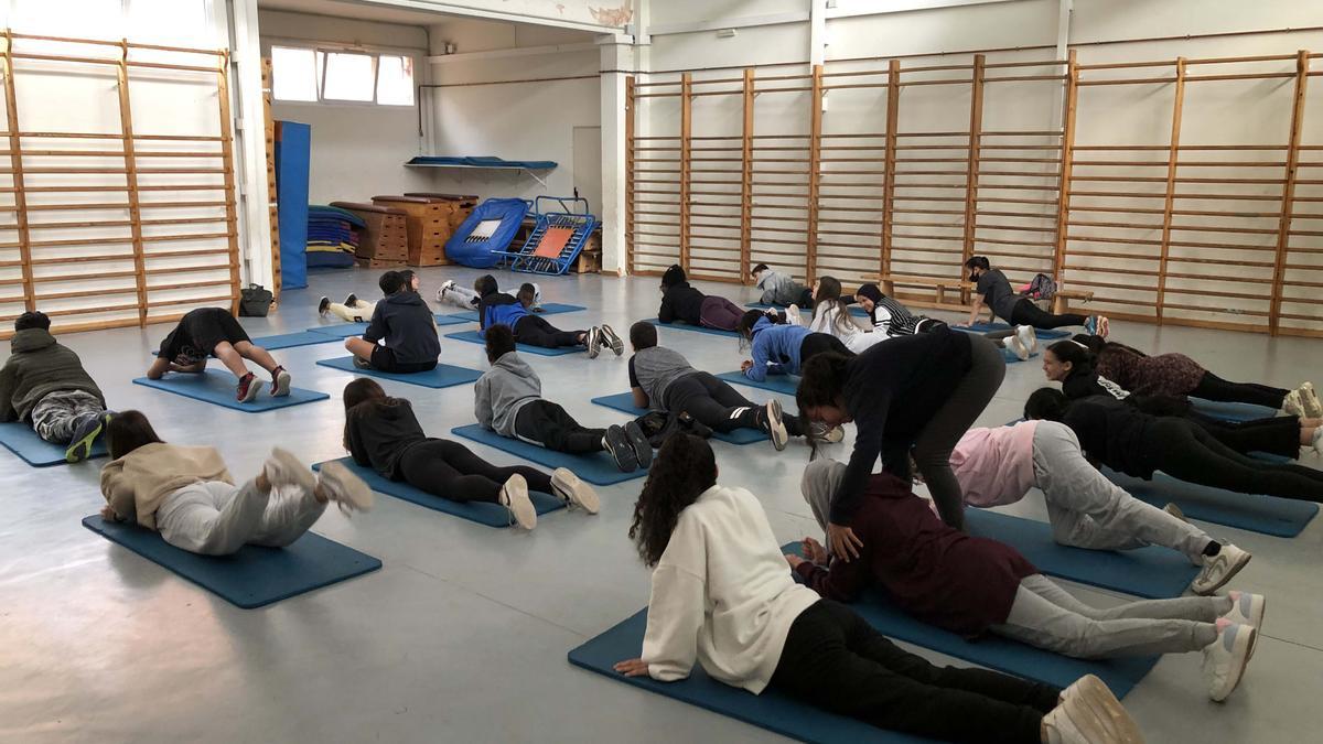 Alumnes del Lacetània en una de les activitats realitzades