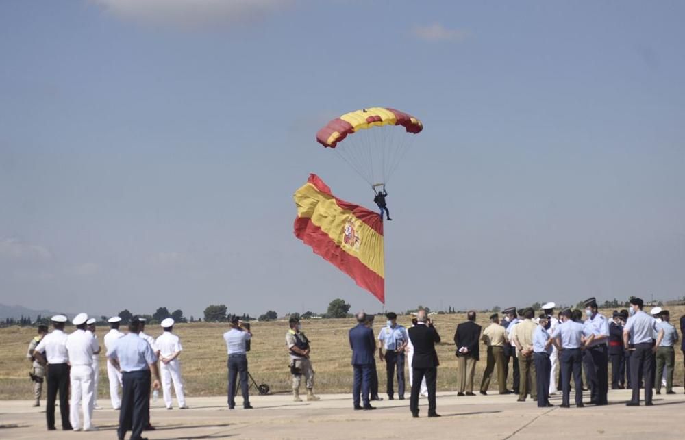 Acto de relevo de mando de la Base Aérea de Alcantarilla