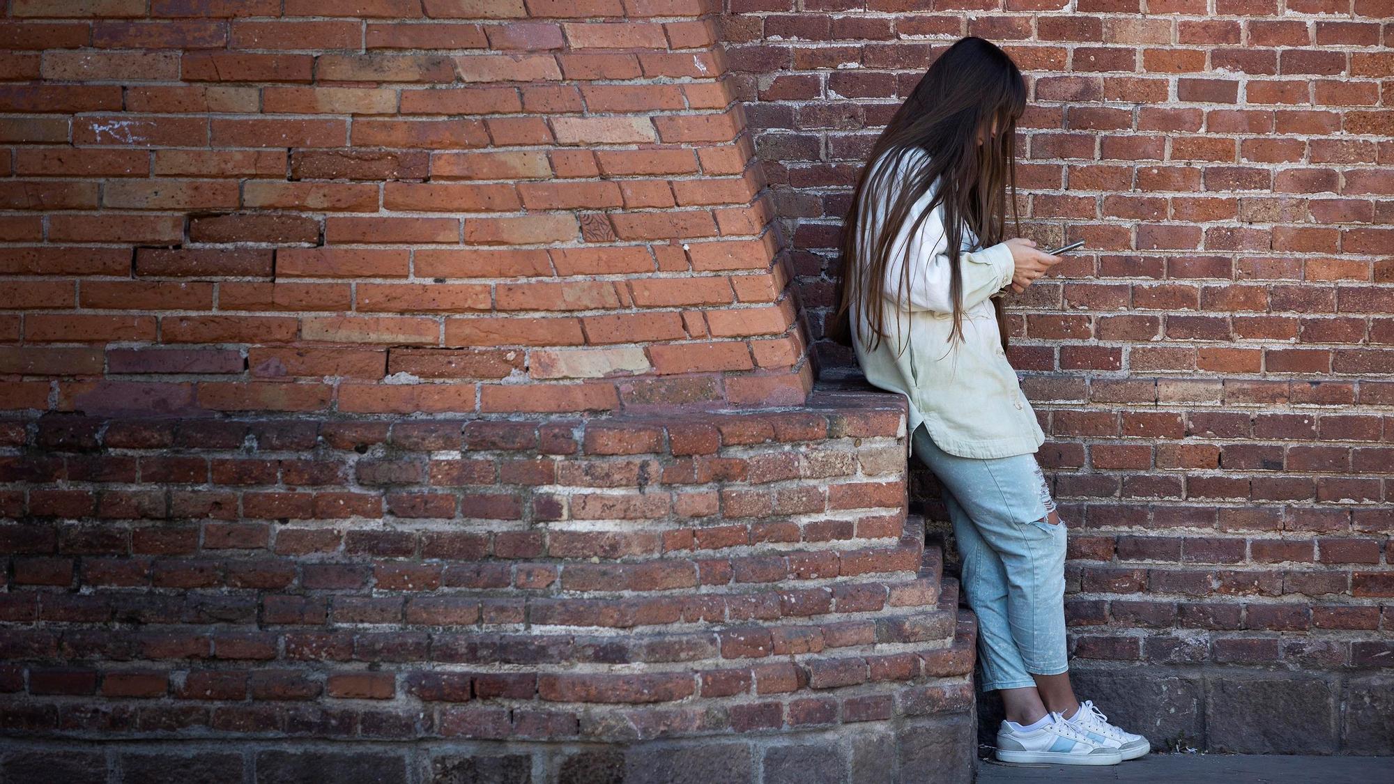 Una joven en Barcelona