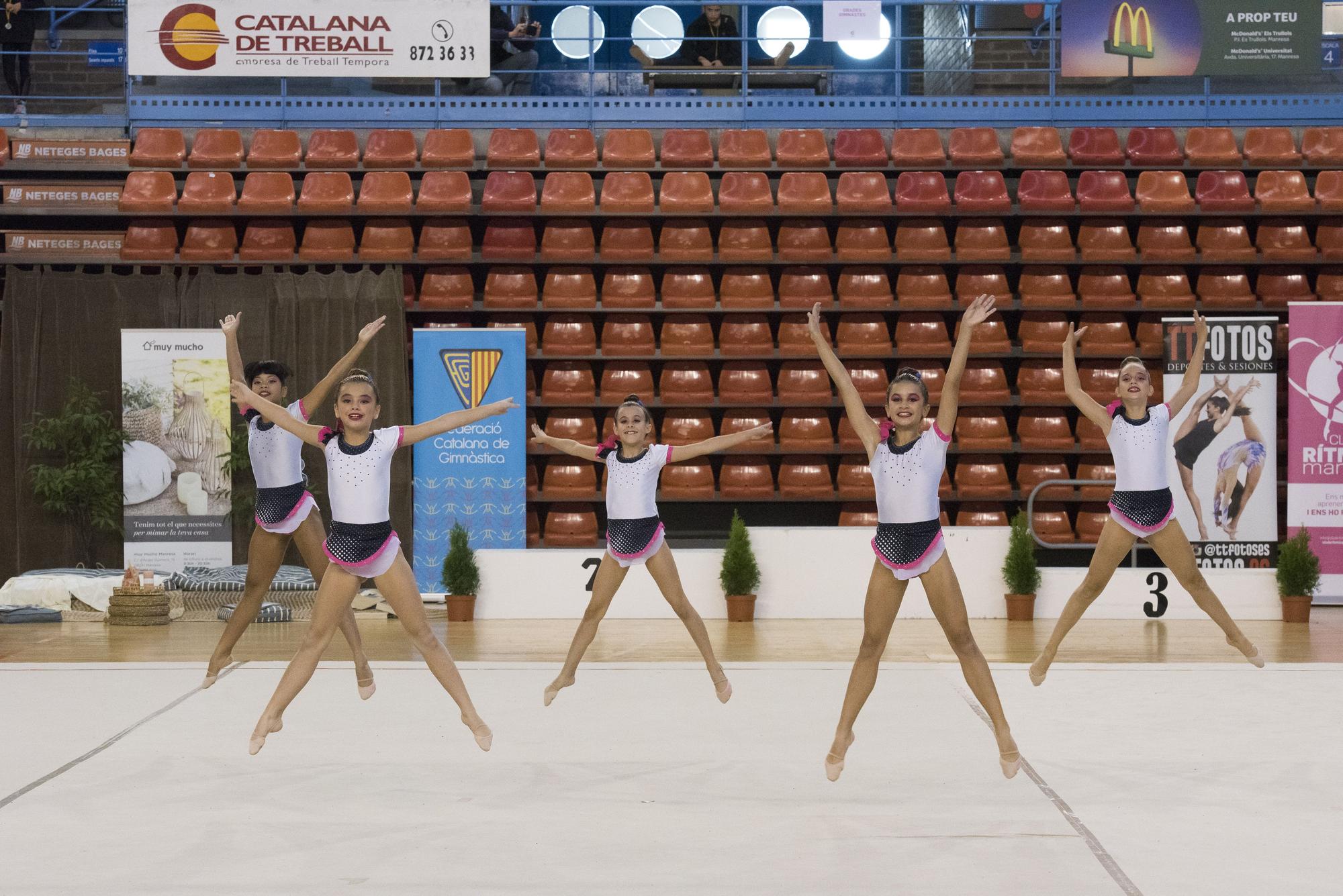 La Copa Catalana de gimnàstica rítmica aplega 800 espectadors al Nou Congost