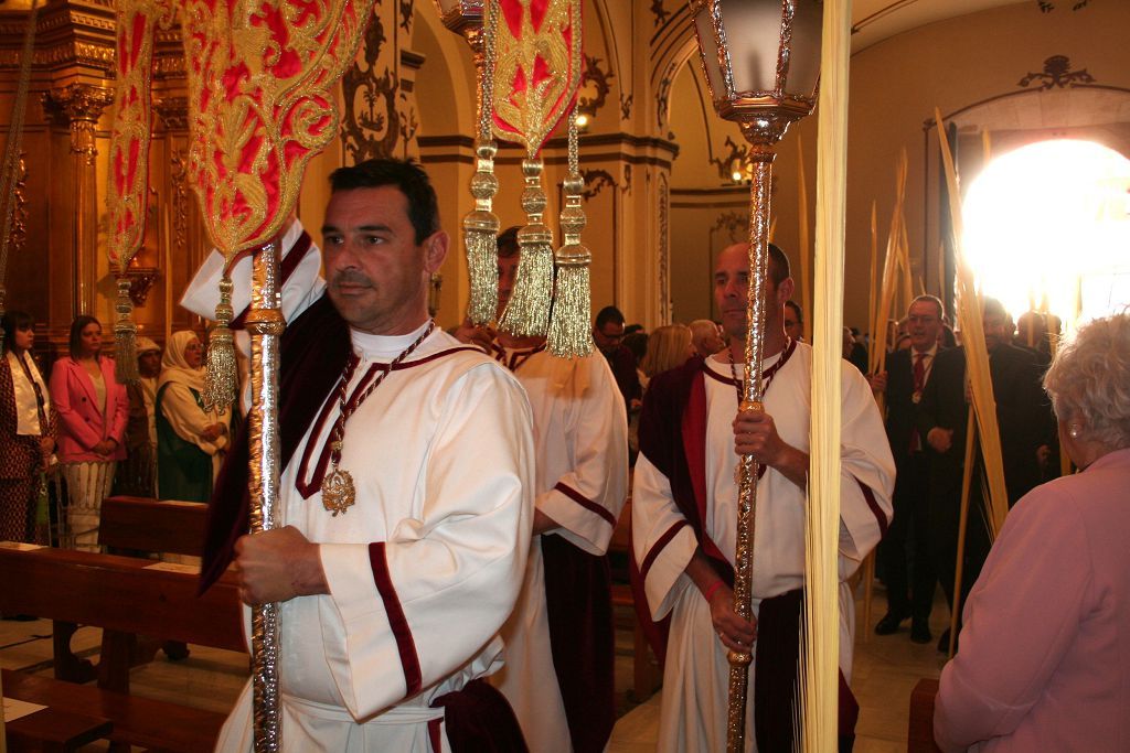 Bendición de las palmas del Paso Blanco en Lorca