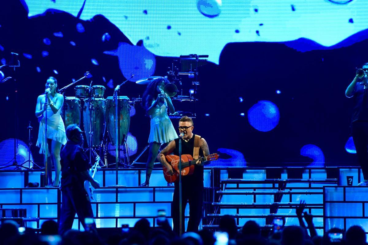 El primer concierto de Alejandro Sanz en Murcia, en imágenes El primer concierto de Alejandro Sanz en Murcia, en imágenes