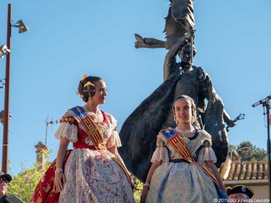 Las Fallas se exhiben en el Festival sol y Fiesta de Leucate (Francia)