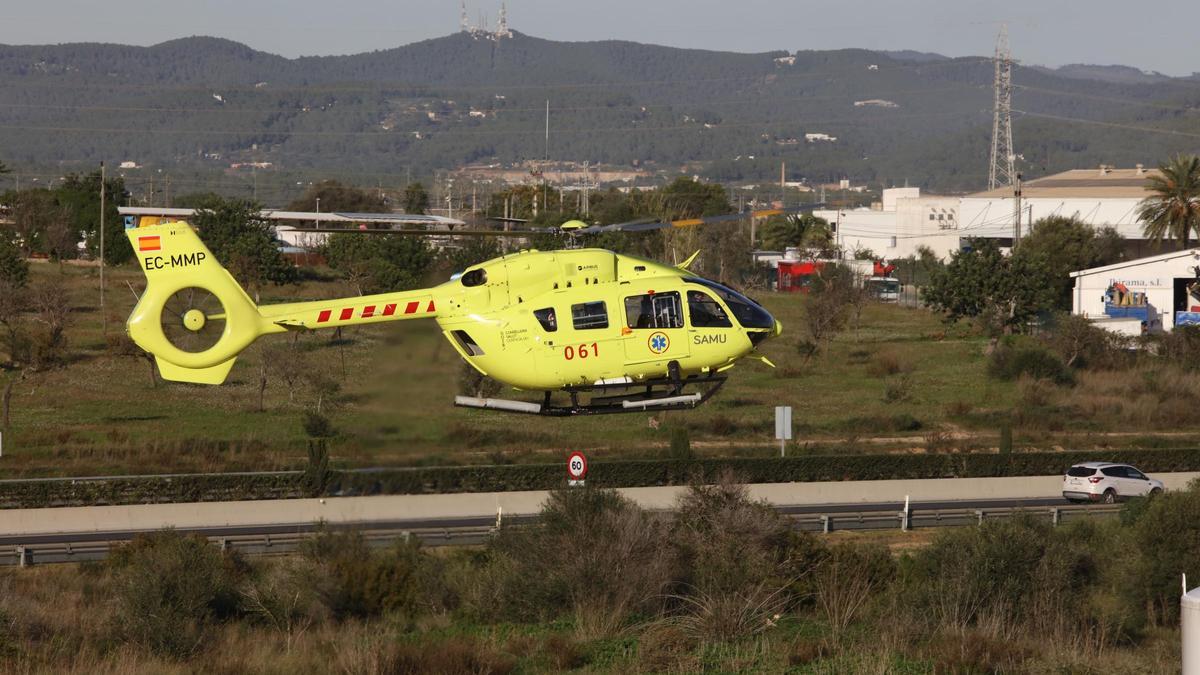 Uno de los helicópteros de Eliance en Baleares.