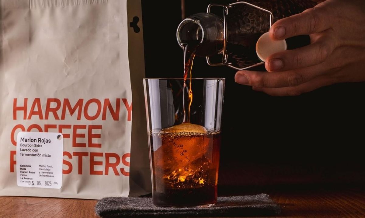 Uno de los cafés de especialidad elaborados en el restaurante Gofio