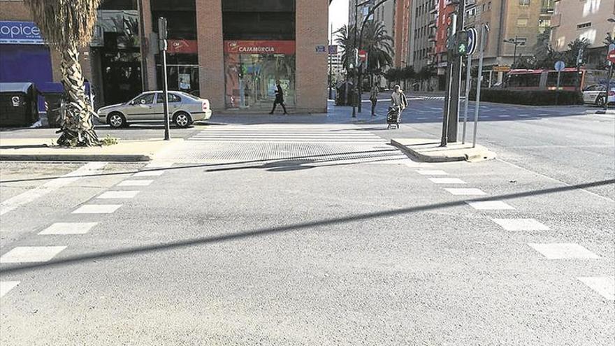 Cáceres tendrá pasos de peatones que previenen resbalones y caídas