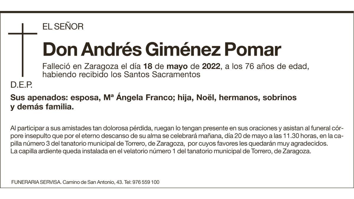 Don Andrés Giménez Pomar
