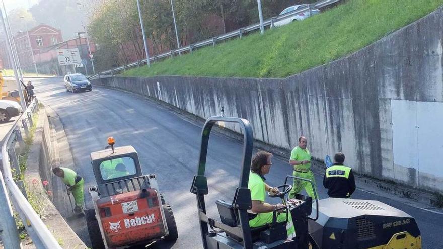 Las obras de Santo Emiliano, hace unos días.