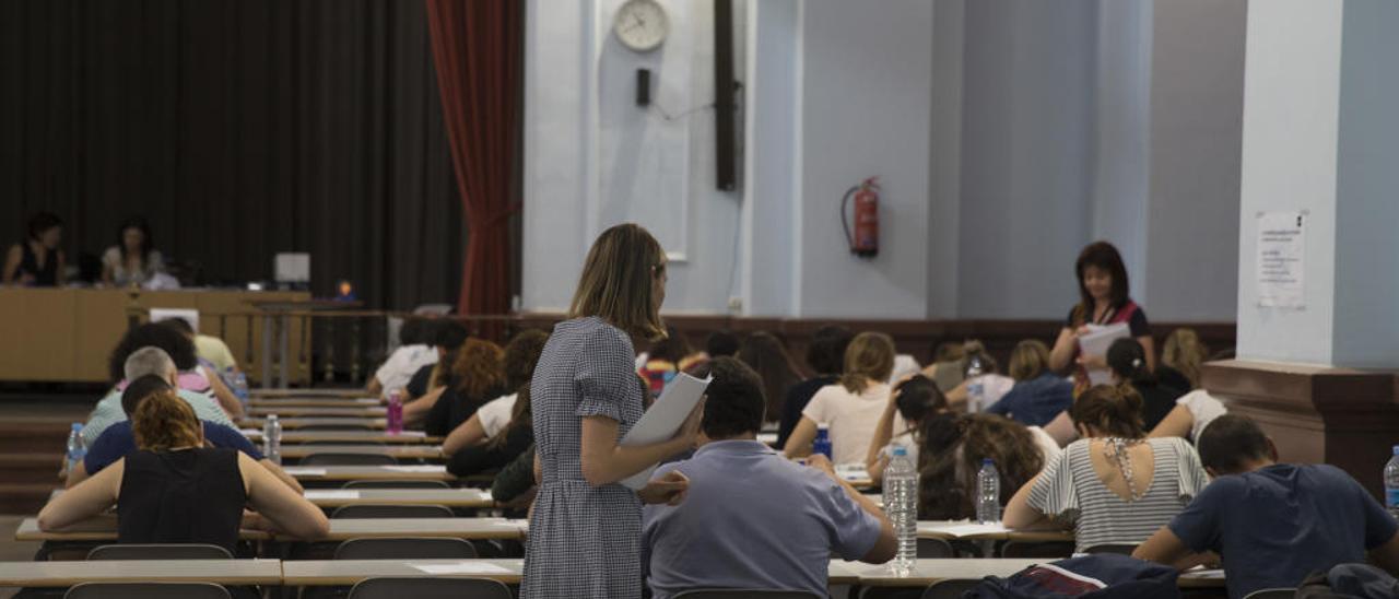 Imagen de una de las últimas oposiciones docentes celebradas el pasado mes de junio.