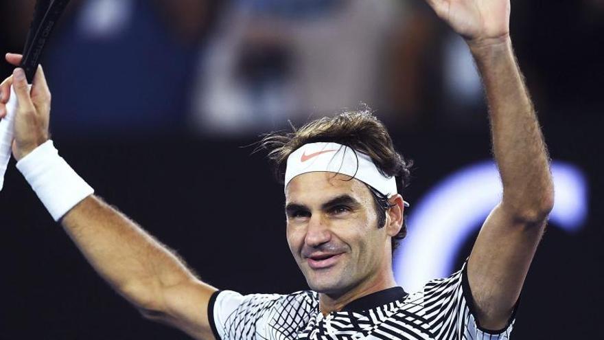 Federer exhibe su mejor nivel en Australia.