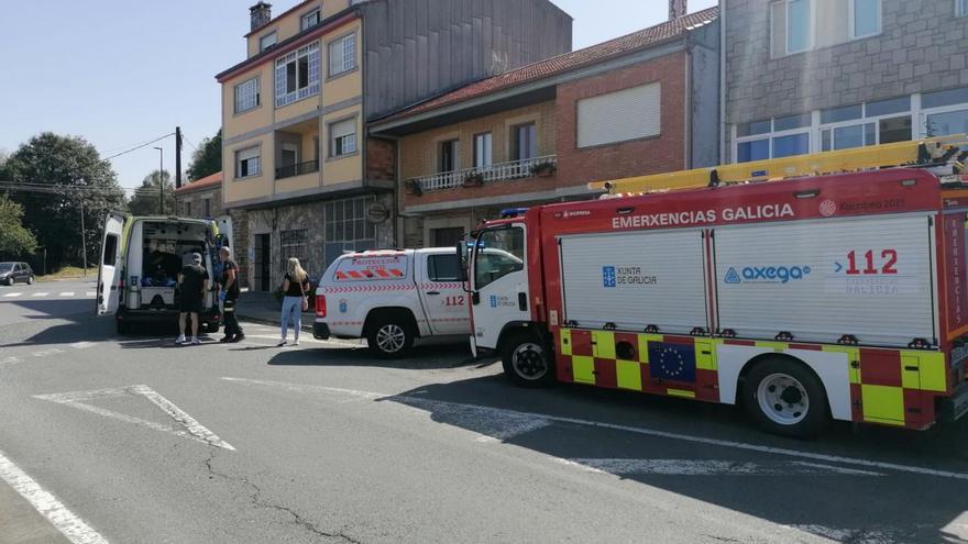 Dos accidentes de tráfico en Lalín se saldan con un herido