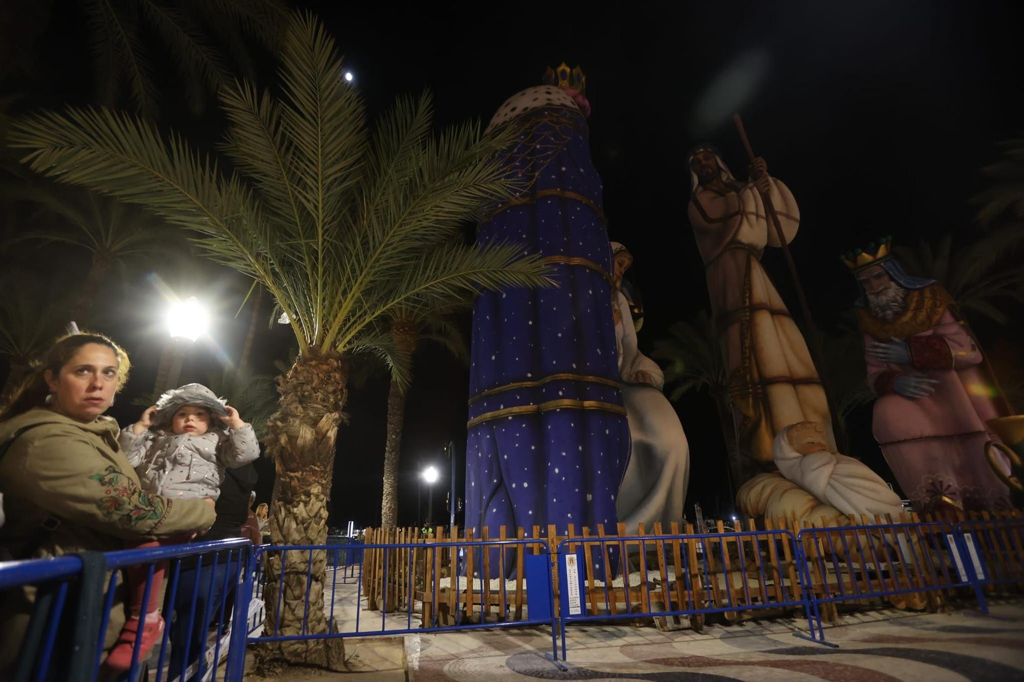 Inauguración del Belén Gigante en la Explanada de Alicante