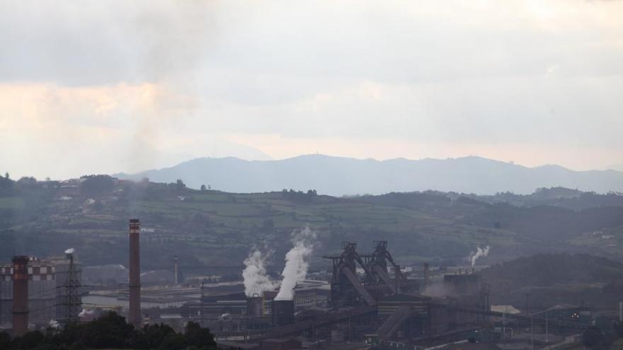 Factoría de Arcelor Mittal en Gijón.