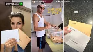 Los famosos también ejercen su derecho al voto