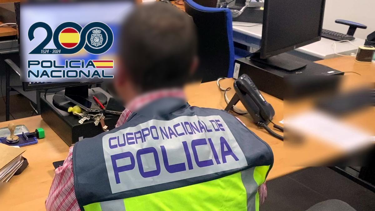 Imagen de archivo de un investigador de la Policía Nacional de Alicante.