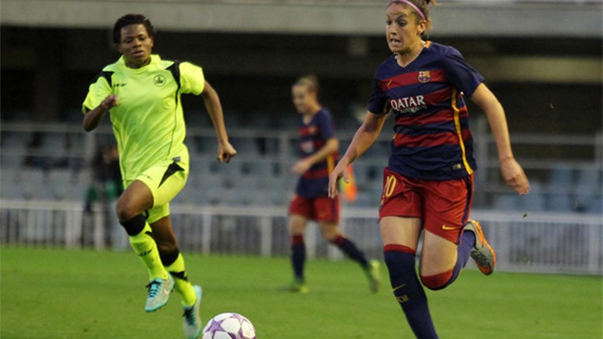 Olga García, del FC Barcelona, confía en la clasificación de la selección  