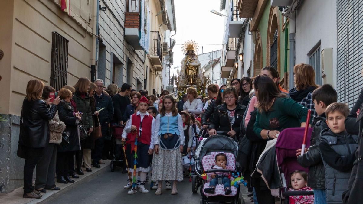 Visita de la Mare de Déu dels Desemparats a Alfarrasí realizada en enero de 2016.
