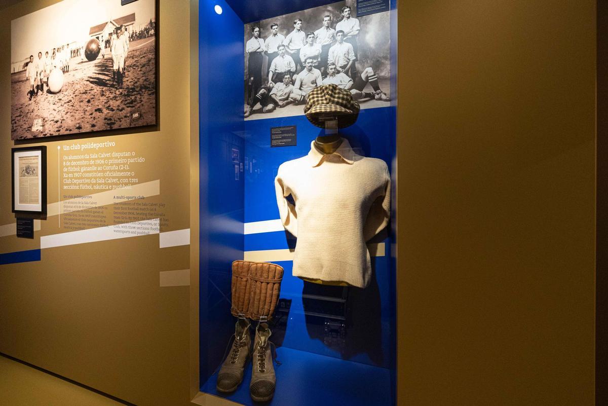 Equipación utilizada por el primer portero del Deportivo